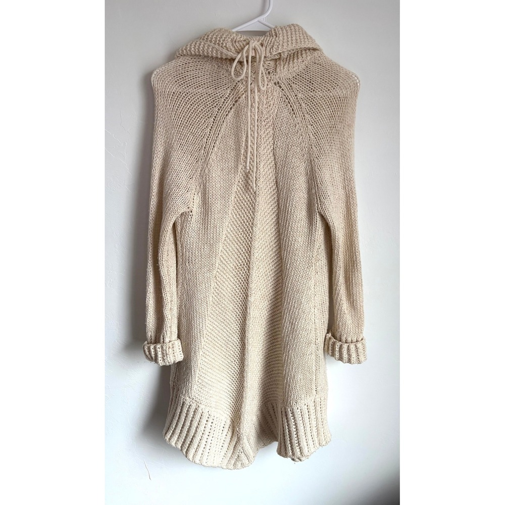 Angel of the North Anthropologie Chunky Knit Cardigan Cottagecore Prairie Indie - Picture 5 of 5